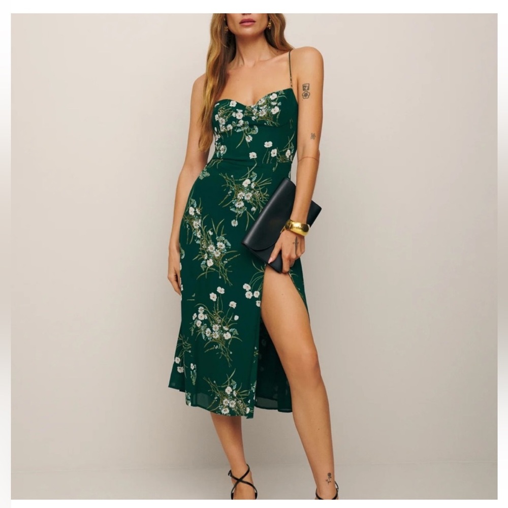 Reformation Juliette dress in Buena print